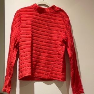 Anthropologie snap mock neck